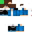 Minecraft skin texture, 64x64 pixels