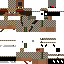 Minecraft skin texture, 64x64 pixels