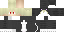 Minecraft skin texture, 64x32 legacy pixels