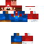 Minecraft skin texture, 64x64 pixels