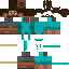 Minecraft skin texture, 64x64 pixels