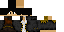 Minecraft skin texture, 64x32 legacy pixels