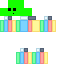 Minecraft skin texture, 64x64 pixels