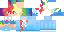 Minecraft skin texture, 64x32 legacy pixels