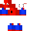 Minecraft skin texture, 64x64 pixels
