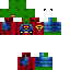 Minecraft skin texture, 64x64 pixels