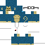 Minecraft skin texture, 64x64 pixels