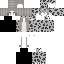 Gray Minecraft skin texture, 64x64 pixels