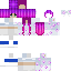 Minecraft skin texture, 64x64 pixels