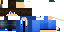 Minecraft skin texture, 64x32 legacy pixels