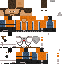 Minecraft skin texture, 64x64 pixels