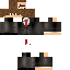 Minecraft skin texture, 64x64 pixels
