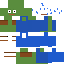 Minecraft skin texture, 64x64 pixels