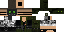 Minecraft skin texture, 64x32 legacy pixels