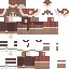 Minecraft skin texture, 64x64 pixels