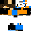 Minecraft skin texture, 64x64 pixels