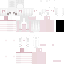 Minecraft skin texture, 64x64 pixels