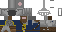 Minecraft skin texture, 64x32 legacy pixels