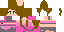 Minecraft skin texture, 64x32 legacy pixels