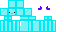 Minecraft skin texture, 64x32 legacy pixels