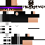 Minecraft skin texture, 64x64 pixels