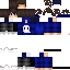 Minecraft skin texture, 64x64 pixels