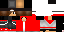 Minecraft skin texture, 64x32 legacy pixels