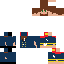 Minecraft skin texture, 64x64 pixels