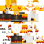 Minecraft skin texture, 64x64 pixels