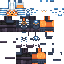 Minecraft skin texture, 64x64 pixels