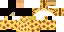 Minecraft skin texture, 64x32 legacy pixels