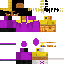 Minecraft skin texture, 64x64 pixels