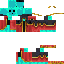 Minecraft skin texture, 64x64 pixels