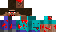 Minecraft skin texture, 64x32 legacy pixels