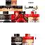 Minecraft skin texture, 64x64 pixels
