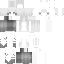 White Minecraft skin texture, 64x64 pixels