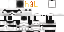 Minecraft skin texture, 64x32 legacy pixels