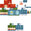 Minecraft skin texture, 64x64 pixels