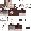 Minecraft skin texture, 64x64 pixels