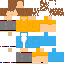 Minecraft skin texture, 64x64 pixels