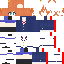 Minecraft skin texture, 64x64 pixels