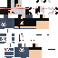 Minecraft skin texture, 64x64 pixels