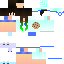 Minecraft skin texture, 64x64 pixels