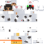 Minecraft skin texture, 64x64 pixels