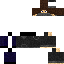 Minecraft skin texture, 64x64 pixels