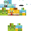 Minecraft skin texture, 64x64 pixels