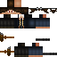 Minecraft skin texture, 64x64 pixels