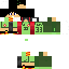 Minecraft skin texture, 64x64 pixels