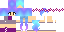 Minecraft skin texture, 64x32 legacy pixels