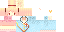 Minecraft skin texture, 64x32 legacy pixels